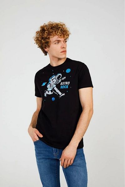 The Crow Ανδρικό μπλουζάκι με στάμπα Crew Neck Tc7122