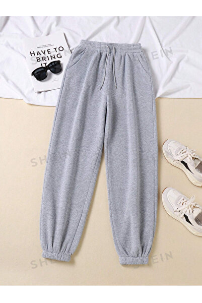 yx yustex sport Γκρι φαρδιά φόρμα jogger