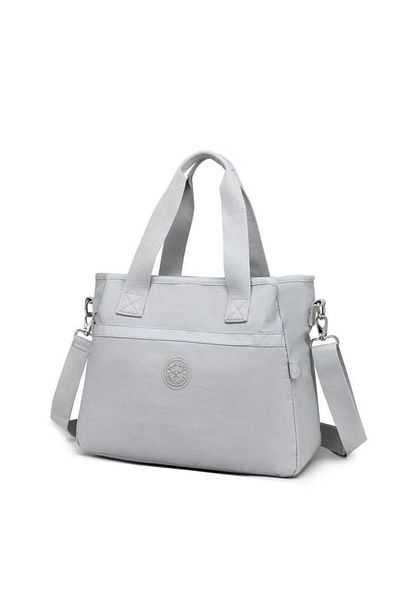 SMART BAGS Geantă de umăr pentru femei Crinkle Gri deschis Smb3110