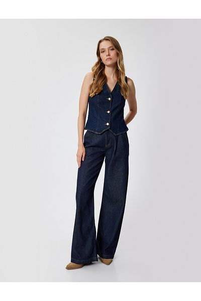 Koton High Waist Wide Leg Jeans - Wide Leg Jeans