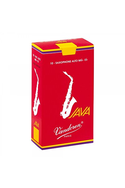 Vandoren SR2625R Java Red Cut Алт саксофонна тръстика (10Lu) № 2.5