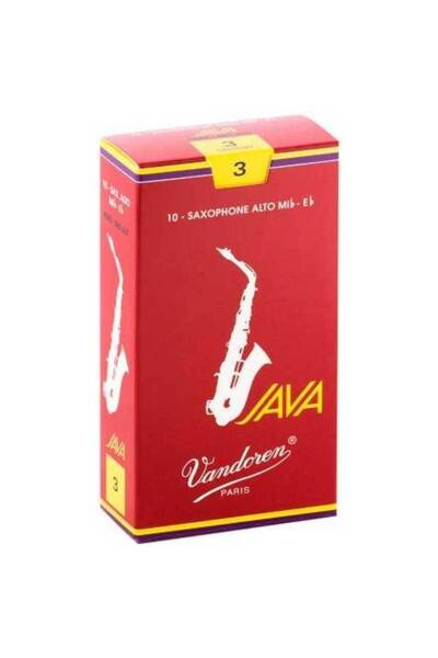 Vandoren SR263R Java Red Cut Алт саксофонна тръстика (опаковка от 10 броя) № 3
