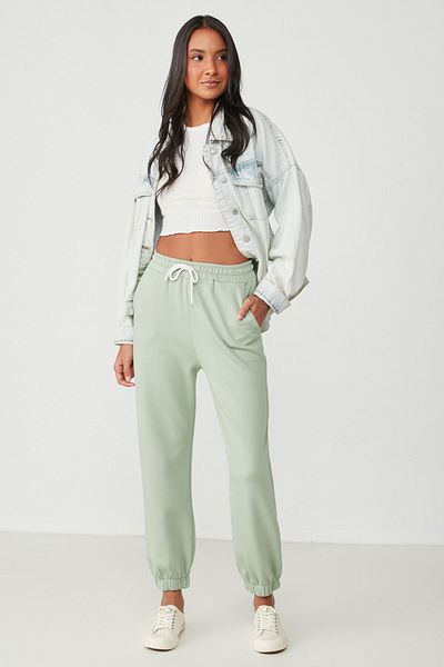 C&City Jogger Elastic Sports Jogginghose 806 Pistaziengrün