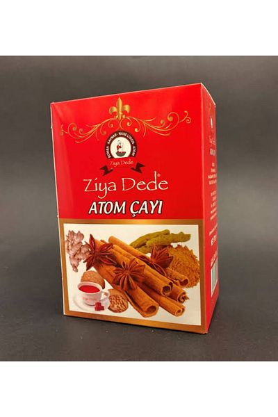 Ziyadede Ziya Dede Atom - 3-Piece Mixed Winter Teas (Mint-Lemon-Limescale & Atom Tea & Winter Tea)