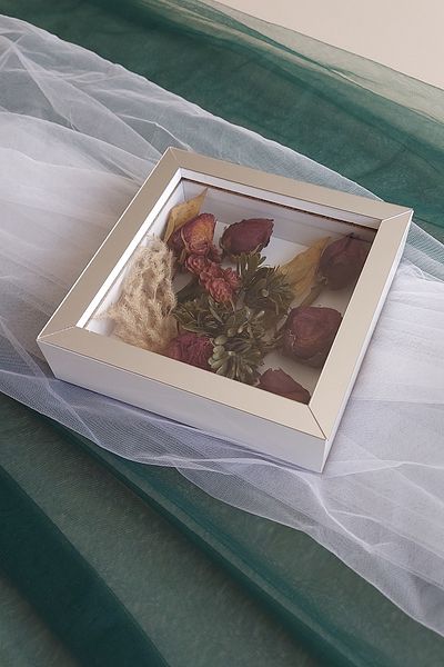 Verda Çerçeve 20x20x5 سم موضة جديدة زهرة نمط إطار الذاكرة