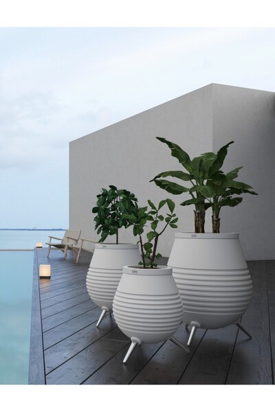 verde tasarım 520 LT Akıllı Saksı - Zircon G Serisi 175 CM