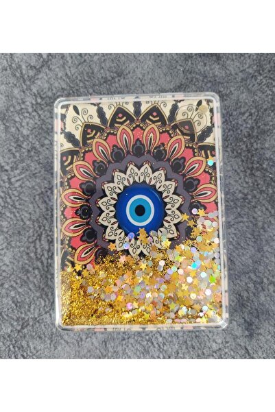 Hd Marketim Compact Watery Sequin Makeup Mirror Cosmetic Magnifying Pocket Makeup Mirror for Purse Travel Bag Home Office