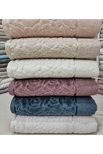 Nurpak Sevgi Set of 6 100% Cotton Towels