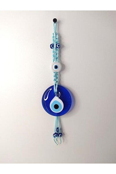 Glass Evil Eye Repellent Hand Made Tree Wall Decoration Macrame Evil Eye Wall Tree House Ornament