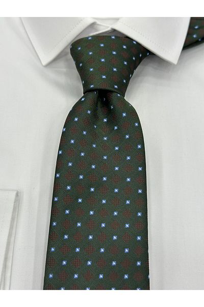 Pierre Cardin PIERRE CARDIN WOVEN PATTERNED GREEN BLUE NECKLACE