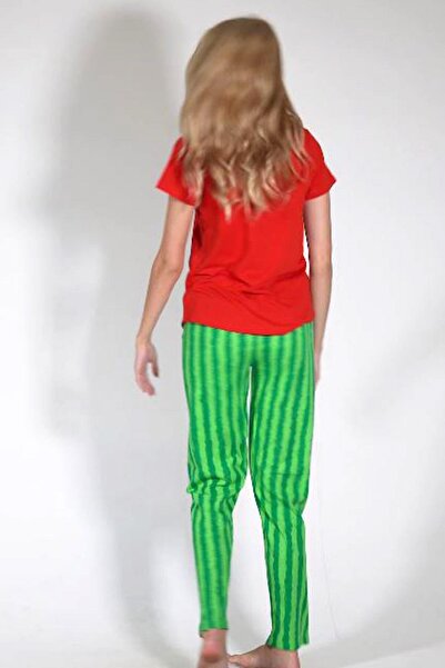 C&City Rövid ujjú pizsama szett Red-441005