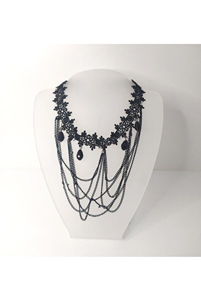 Kolye Gerdanlık Kadın Choker Bohem Kolyeler El Yapımı Uzun Püskül Boncuklar Kolye Takı Tasma