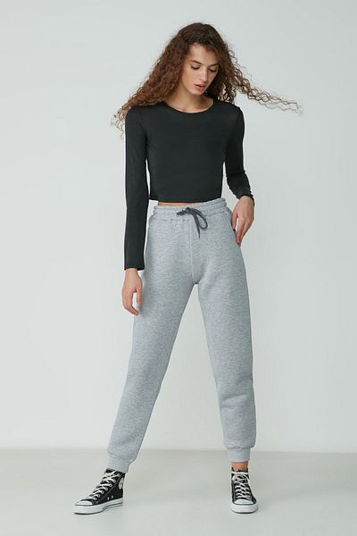 C&City Cuff Leg Sweatpants 903 Gray