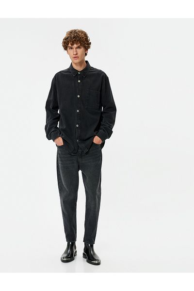 Koton Standard Waist Loose Fit Jeans - Steve Jeans