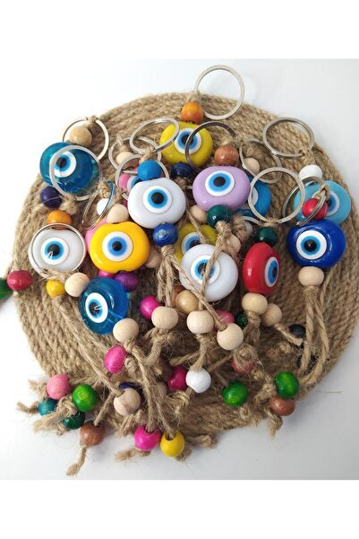Hd Marketim Breloc cu mărgele de ochi rău, 20 de bucăți, respingător pentru o...