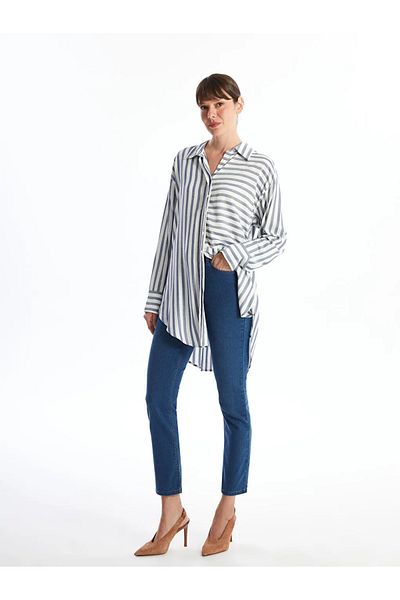 LC Waikiki Pantaloni Jean de damă Classic Straight Fit