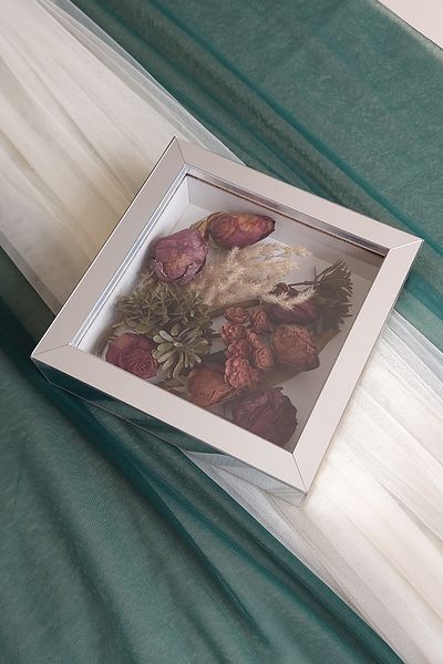 Verda Çerçeve 20x20x5 cm Rama de memorie cu model floral nou la moda