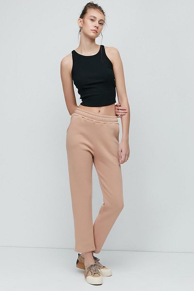 C&City Straight Leg Sweatpants 901 Cream