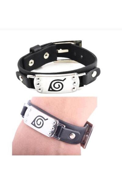 Hd Marketim سوار معصم ناروتو كوسبلاي إكسسوارات من الجلد الصناعي رمز سوار معصم
