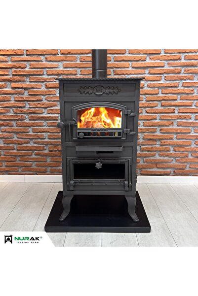 Nurak Kuzine Soba Fırınlı Bungalov Şömine