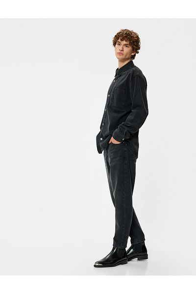 Koton Standard Waist Loose Fit Jeans - Steve Jeans