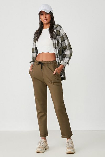 C&City Doppelbein-Jogginghose 807 Khaki