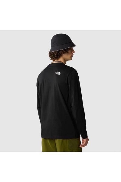 THE NORTH FACE M L/s Απλό ανδρικό μπλουζάκι Dome Tee Nf0a87qnjk31