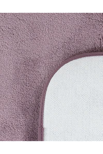 Madame Coco Χαλάκι μπάνιου Carol 2 τεμαχίων - Dark Plum - 50x80 cm