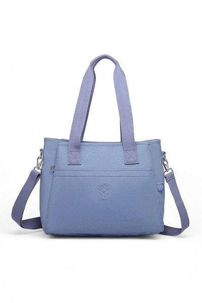 SMART BAGS Geantă de umăr pentru femei Crinkle Jeans-albastru Smb3110