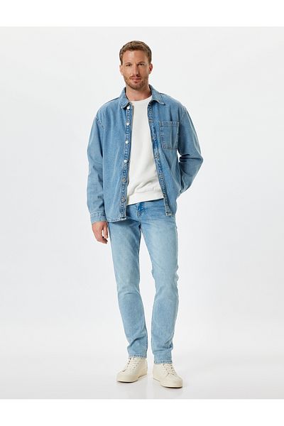 Koton Slim-Fit-Jeans mit Standard-Taille – Brad Jean