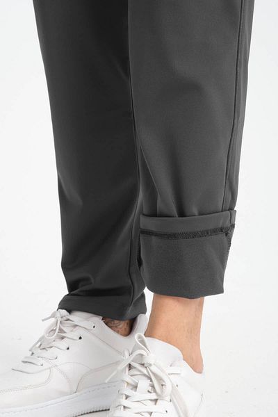 RDR-X Ανδρικό Smoked Casual Cut Flat Leg Diver Παντελόνι με λεπτομέρεια από ύφασμα