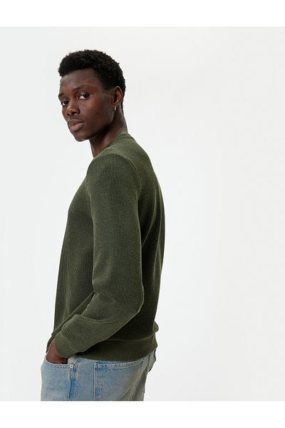 Koton Khaki pánská mikina - 5wam70032mk