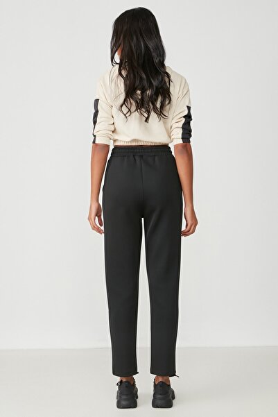 C&City Παντελόνι ίσιο πόδι 801 Μαύρο