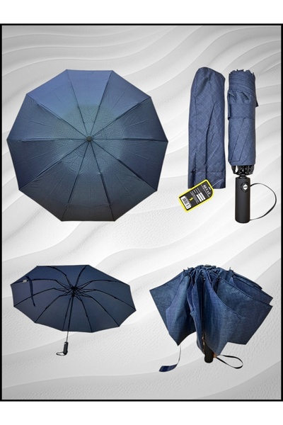 Rainwalker Fiber Gövde Tam Otomatik Rüzgarda Kırılmayan 10 Telli Şemsiye