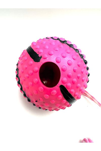 Tasma Market Basketball Ball Model Dog Training Ball Toy with Bell and String
