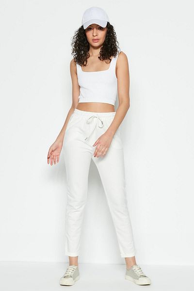 C&City Doppelbein-Jogginghose 738 Ecru