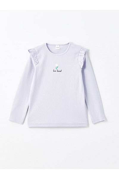 LC Waikiki Set de pijamale pentru fete LCWK Crew Neck