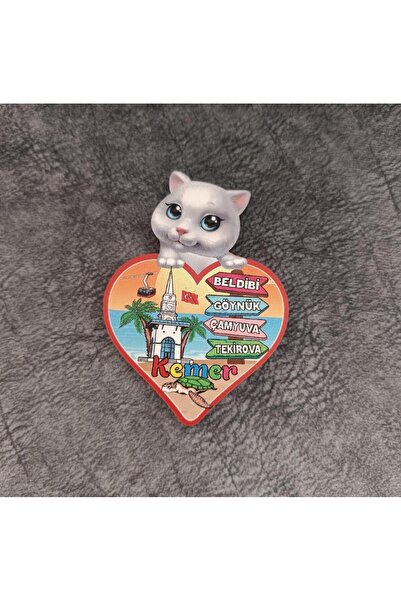 Hd Marketim Magnet Kedi Bayrak Caretta Kule Turistik Buzdolabı Süsü Manyetik ...