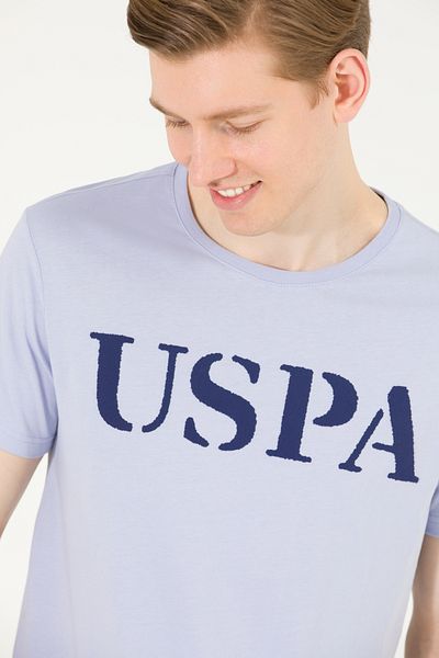 U.S. Polo Assn. Ανδρικό μπλουζάκι μπλε Basic Crew Neck 50262976 -vr212