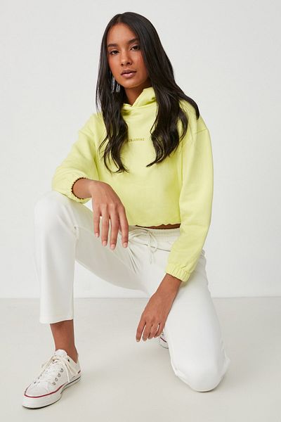 C&City Jogginghose mit geradem Bein 801 Ecru