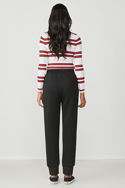 C&City Manşet Paça Eşofman Altı 803 Siyah