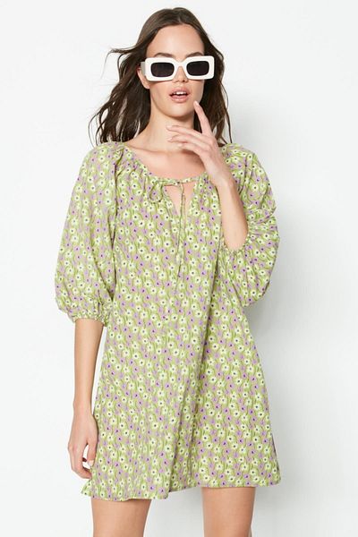 C&City Pareo Strandkleid 22327 Grün