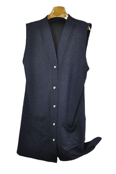 elma abone New Season Ecrin 5 Button Long Vest