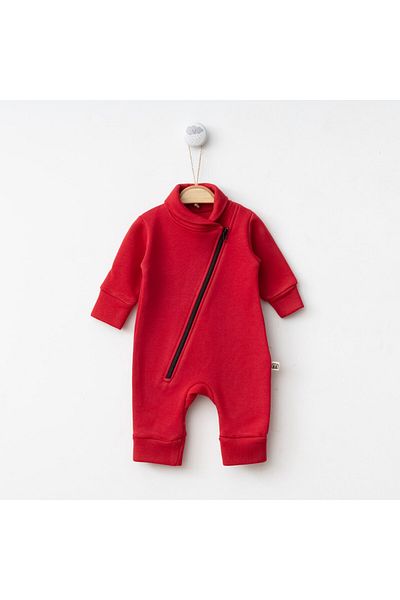 Minimus Winter Fleece Jumpsuit - Zippered, Stand Collar Newborn Baby Set