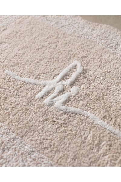 Madame Coco Beige Gordes Bath Mat - 50X80 cm