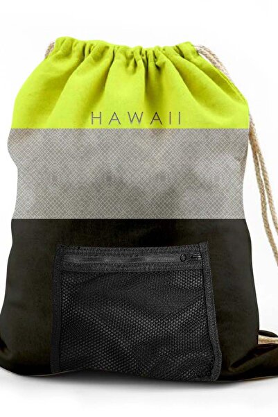 C&City Yellow Sports Bag - Drawstring Pocket, Drawstring Pocket, C11841