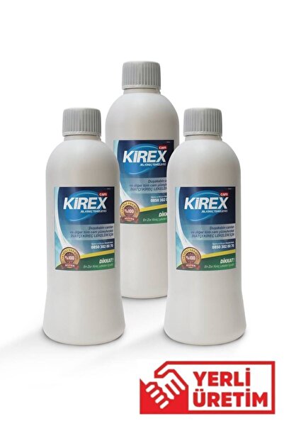 KİREX 3'lü Jel Kireç ve Su Lekesi Sökücü – Duşakabin & Cam Yüzeyler İçin %100...