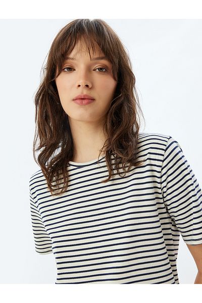 Koton Tricou cu mânecă scurtă din bumbac