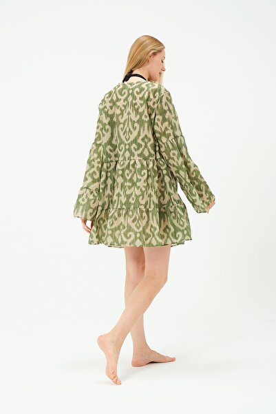 C&City Zöld, sárga Pareo strandruha - 22329