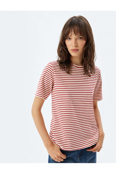 Koton Tricou cu mânecă scurtă din bumbac
